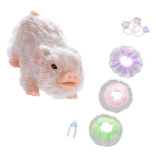 Interactive Piggy Squeeze Animal Figure Reborns Toy with-set 1