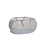 Faltbarer Wäschekorb mit Griffen Grey 1