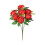 Buchet de trandafiri artificiali roșii, pânză de 37 cm 1