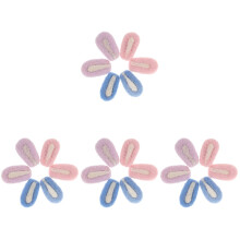 24Pcs Assorted Wool Felt Ears DIY Accessories for Hat & Headband Decor
