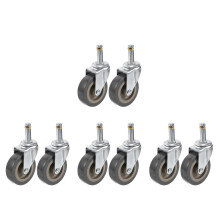 8Pcs Caster Wheels for Cart Repair and Replacement Use