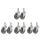 8Pcs Caster Wheels for Cart Repair and Replacement Use 1