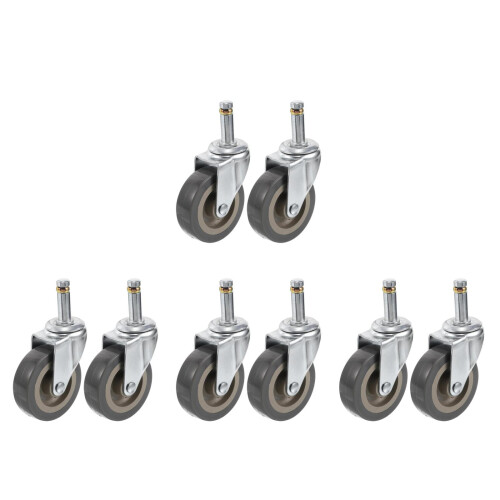 8Pcs Caster Wheels for Cart Repair and Replacement Use