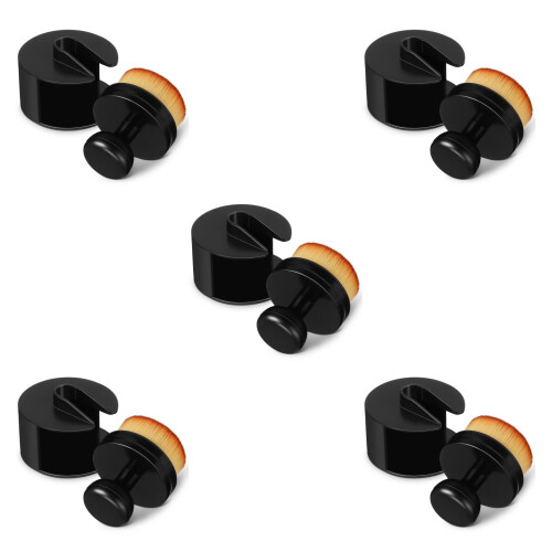 5Pcs Multi Car Washing Brushes Soft Nylon Tire Shine Applicators