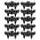 10Pcs Black Plastic Cone Flower Pot Hole Mesh Pads for Garden Drainage 1