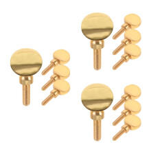12Pcs Golden Sax Neck Screws Brass Tightening Tool for Alto Tenor Sax