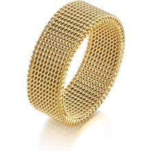 Láncpáncél Fidget Ring 8mm Titán Acél Uniszex