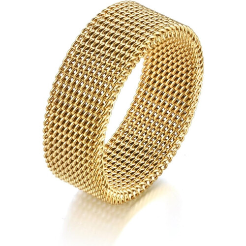 Ring til ringbrynje, 8 mm, titaniumstål, unisex