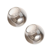 2Pcs Glass Globe Lamp Shades Grey Replacement for Light Fixtures