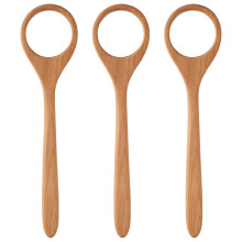 3Pcs Acacia Wood Dough Whisks Khaki - Danish Bread Mixer for Sourdough