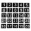 25Pièces Numéros De Table Acryliques Design Stable V 1