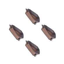 4Pcs Oxford Fabric Baby Stroller Basket Bottom Organizer Khaki Storage