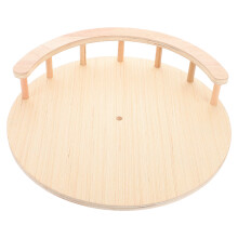 Detachable Khaki Wooden for Wall Mounted Climbing Frame