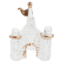 Clear Sculpture Miniature Desk Decoration