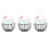3Pcs Iron Egg Basket with Lid Multi Color Kitchen Storage 1