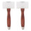 2Pcs Nylon and Wood Mallet for Crafting Brown Handle Precision 1