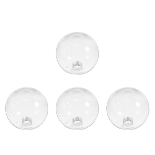 4Pcs Elegant Glass Ceiling Fan Light Cover Replacement for Home Decor