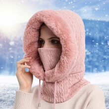 Dambombermössa med ansiktsmask, vindtät och varm