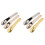 6Pcs Durable Zinc Alloy Makeup Spoons Assorted Color Skincare Tools 1
