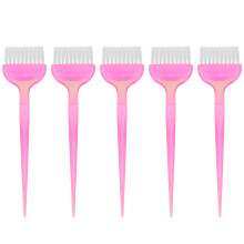 5Pcs Hair Dye Applicator Brush Pink Salon Hair Coloring Tool Durable