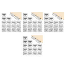 800Pcs Stainless Steel Wall Panel Fixing Piece Silver for Lamp Use