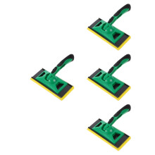4Pcs Green Plastic Floor Scrub Brushes for Home Efficient Painting