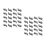 40Pcs Grey Plastic Din Rail Fasten Clips for Secure Mounting 1