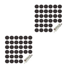 150Pcs Light Brown Plastic Metal Cutting Discs for Electric Tools