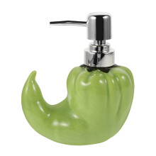Green Ceramic Hand Soap Dispenser Chili Shape Lotion Pump Bottle