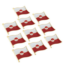 Greenland Flag Lapel Pin Patriotic Chest Badge Tradition
