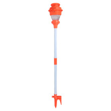 Portable Standing Bubble Blower Orange ABS for Kids Outdoor Fun