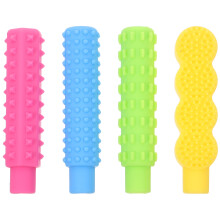 4Pcs Reusable Silicone Pencil Tip Protectors Sensory Chewing Covers