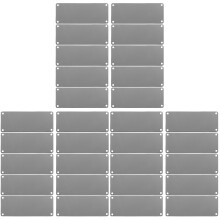 30Pcs Multi-Function Stainless Steel DIY Blank Signs for Name Tags