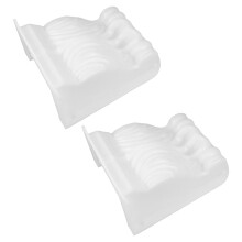 2Pcs White Xps Roman Column Mold for Concrete Corbel Casting Home Use