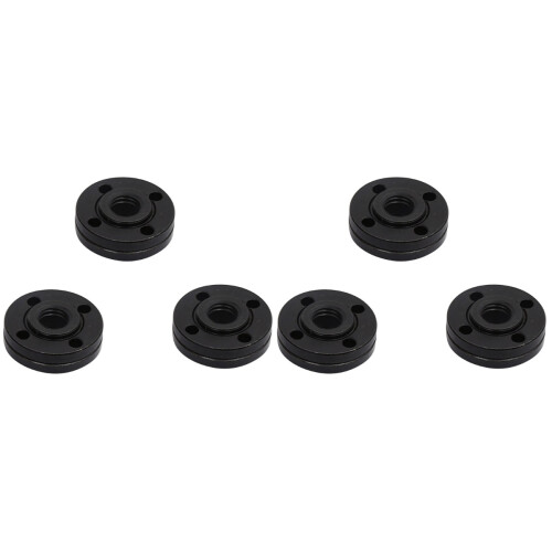 6Pcs Black Angle Sanding Pad Backing Plate for Angle Grinder