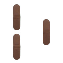 3Pcs PU Money Clips for Women Brown Stylish Cash & Card Holder