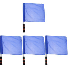 4Pcs Sports Handheld Flags Cotton Referee Flags for Racing