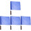 4Pcs Sports Handheld Flags Cotton Referee Flags for Racing 1