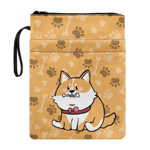 Zippered Book Cover in Polyester – 300D + 210T Lining