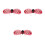 3St Vleugels Lieveheersbeestje Feest Accessoire 1