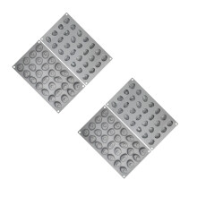 4St Siliconen Mould Voor Chocolade, Cake En Ijs Met Patroon