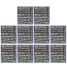Zelfklevende Holografische Letters En Voor Buitenpostbus