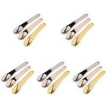 15St Make-Up Spatel Zinklegering Mini Draagbaar Voor Gezicht En Crème