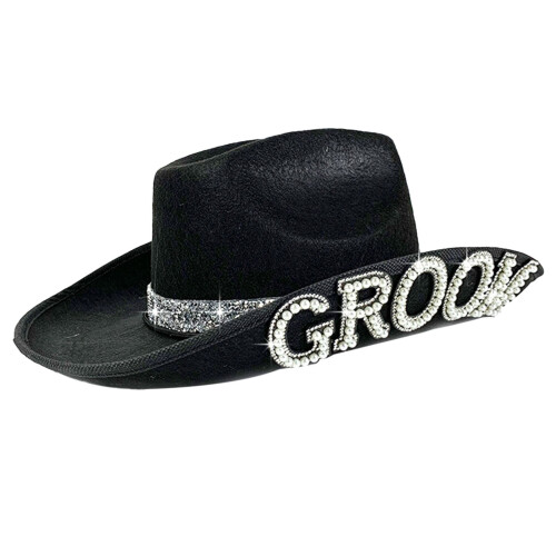 Western bolhoed met hoofddoek – Bruiloftaccessoire