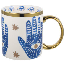 Keramisch Ontbijtmok Met Handvat, Decoratieve Koffiebeker