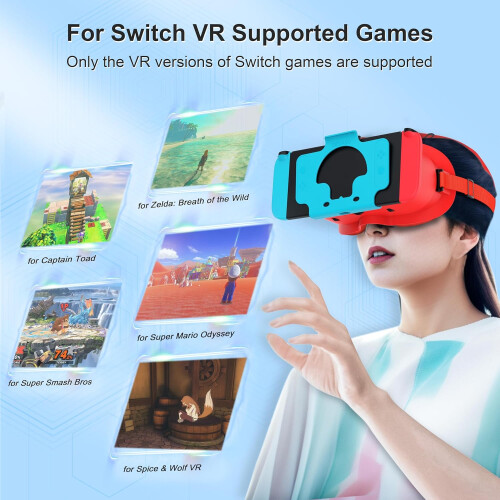 DEVASO VR Glasses for Nintendo Switch/Switch OLED with Adjustable HD Lenses 1