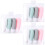 12Pcs Assorted Color Silicone Travel Bottles Leak-Proof Refillable Set 6