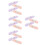 16Pcs Compact Portable Correction Tape Roller Smooth Writing Tape 3