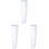3Pcs White Paper Floor Lamp Shade Soft Light Decorative Covers 2