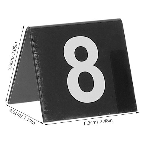 25Pièces Numéros De Table Acryliques Design Stable V 1
